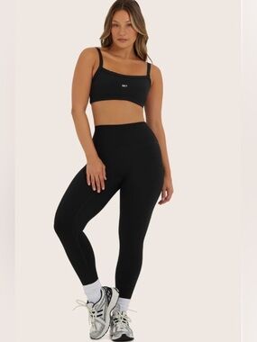 Set Active Leggings, Black High Waist Leggings